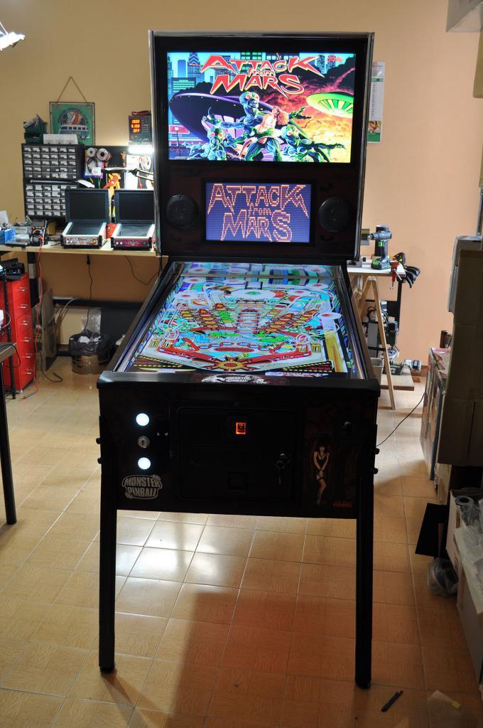 Virtual Pinball Machine 50" UHD 4K Ready to play Mini Virtual Pinball